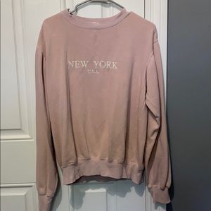 Pink New York sweatshirt